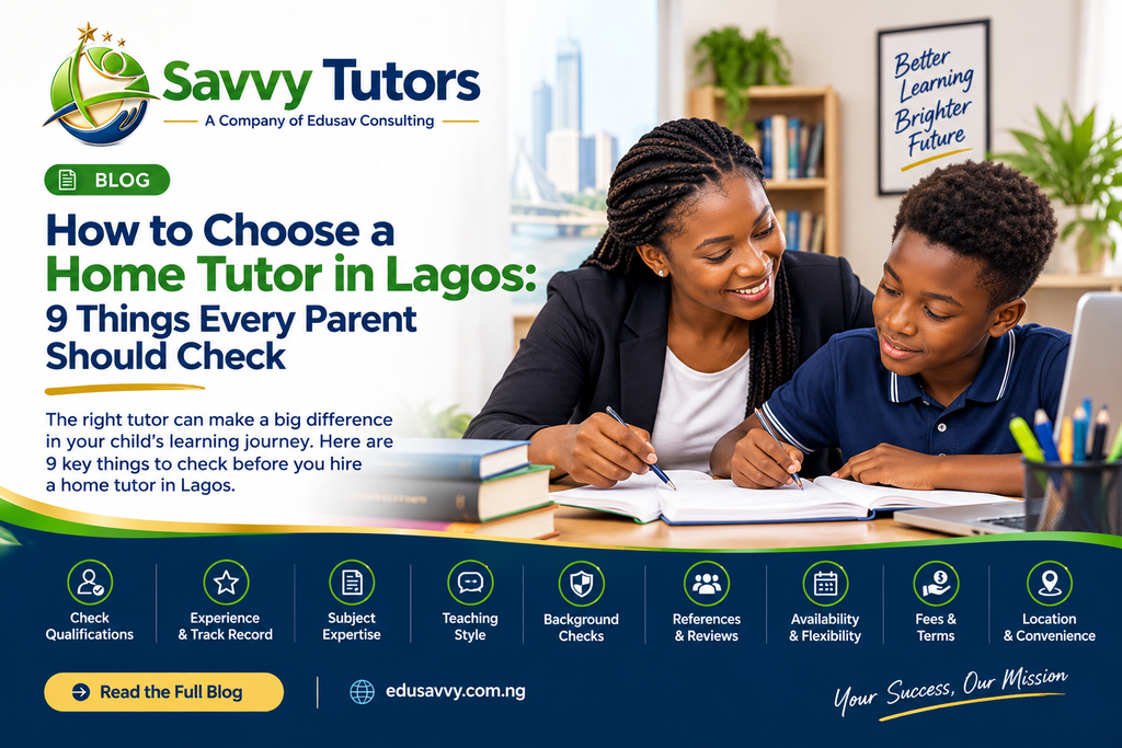 choosing a home tutor in lagos